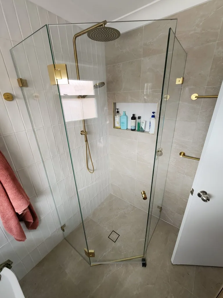 Frameless Shower Screens installation 3