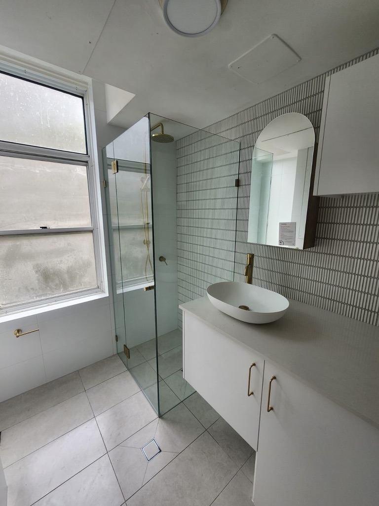 Mark & Lisa bathroom transformation in Bankstown